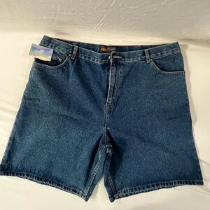 Route 66 Relaxed Fit Classic Blue Denim Men's Shorts